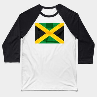 Jamaica flag Baseball T-Shirt